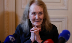La dernière lauréate du prix Nobel de littérature, Annie Ernaux