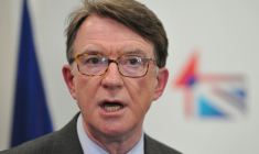 Peter Mandelson à Londres le 30 janvier 2013 ( AFP / CARL COURT )