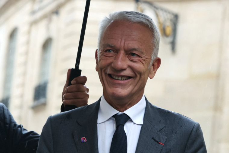 Patrick Martin à Paris, le 24 septembre 2025. ( AFP / ALAIN JOCARD )