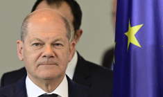 Olaf Scholz, le 25 mai 2023, à Berlin  ( AFP / John MACDOUGALL )