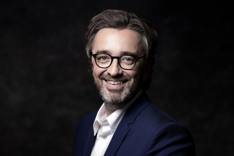 Pierre-Antoine Capton, cofondateur du groupe de médias français Mediawan, 19 juin 2020 à Paris. ( AFP / JOEL SAGET )