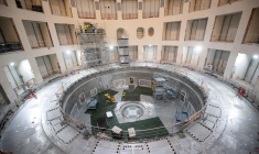 L'assemblage du réacteur Tokamak d'Iter a commencé en juillet 2020, à Saint-Paul-lès-Durance ( AFP / CLEMENT MAHOUDEAU )