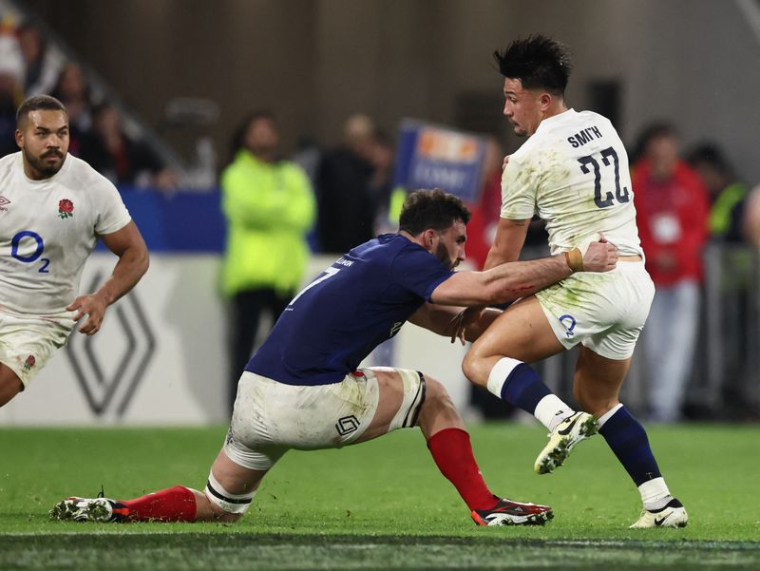 Charles Ollivon lors d'un match du tournois des six nations
