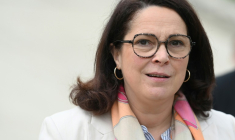 La ministre des Sports, Marina Ferrari, le 14 mai 2026 à Montpellier ( AFP / Sylvain THOMAS )
