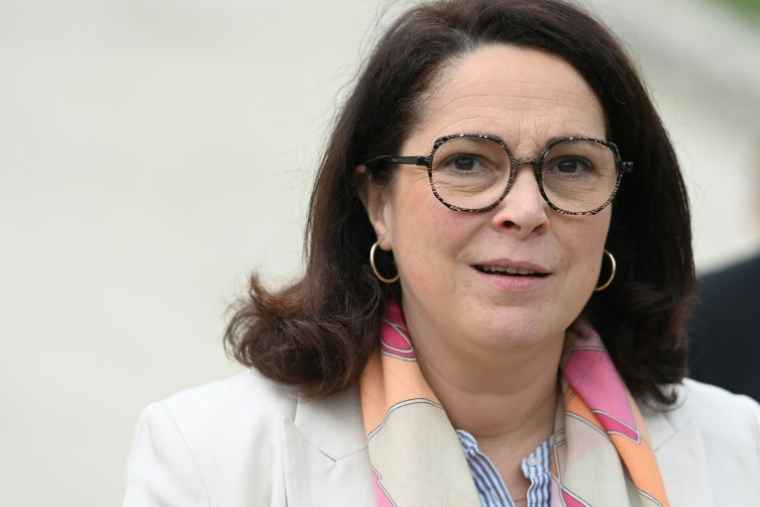 La ministre des Sports, Marina Ferrari, le 14 mai 2026 à Montpellier ( AFP / Sylvain THOMAS )