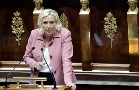 Marine Le Pen à Paris, le 3 mars 2025. ( AFP / STEPHANE DE SAKUTIN )