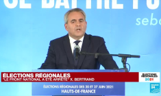 Elections régionales en France : le sortant Xavier Bertrand (ex-LR) l'emporte dans les Hauts-de-France (estimations)