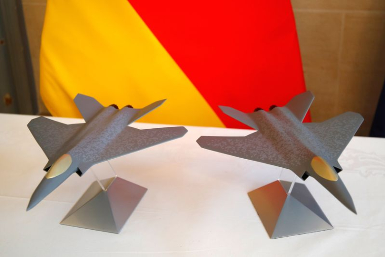 Des maquettes du SCAF franco-germano-espagnol à Paris