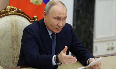 Vladimir Poutine à Moscou, en Russie, le 22 novembre 2024. ( POOL / VYACHESLAV PROKOFYEV )