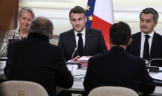 Premier Conseil des ministres du nouveau gouvernement français à Paris