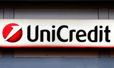 Le logo de la banque UniCredit