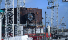 Chantier de la centrale nucléaire de Hinkley point C, à Bridgwater