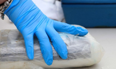 Un paquet de cocaïne saisi par la police