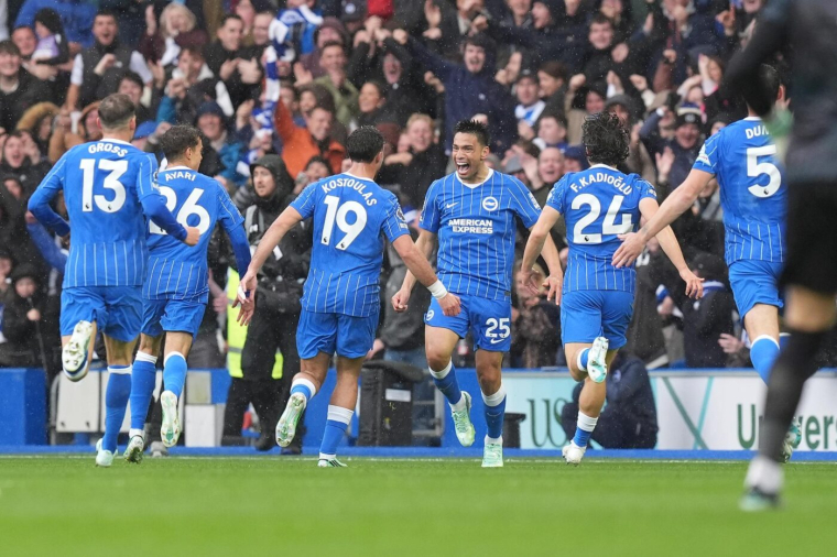 Un des buts de la saison et un gros carton pour Brighton contre Crystal Palace