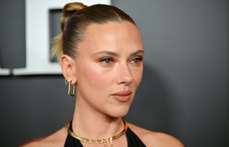 L'actrice américaine Scarlett Johansson au Gala TIME100, le 24 avril 2025 à New York ( AFP / ANGELA WEISS )