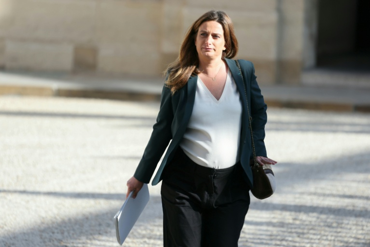 Marine Tondelier, secrétaire nationale Des Ecologistes et candidate à la présidentielle, arrive à l'Elysée, le 18 septembre 2026 à Paris ( AFP / Thomas SAMSON )