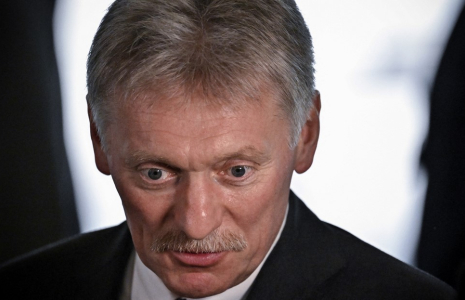 Dimitri Peskov, à Moscou ( AFP / ALEXANDER NEMENOV )