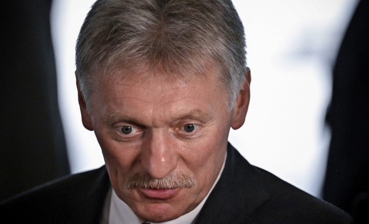 Dimitri Peskov, à Moscou ( AFP / ALEXANDER NEMENOV )