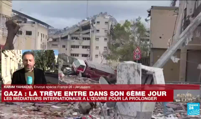 Israël-Hamas : la trêve entre dans son 6e jour, les médiateurs tentent de la prolonger encore