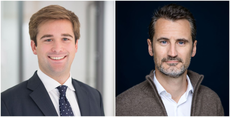 Louis Larere et Luc Pez, co-gérants du fonds OYSTER Sustainable Europe Fund. (crédit photo : DR)