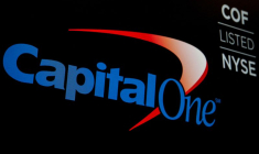 Le logo de Capital One à la bourse de New York