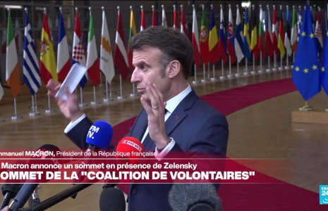 REPLAY - Sommet sur l'Ukraine, plan arabe sur la reconstruction de Gaza : revivez la conférence de presse d'Emmanuel Macron à l'issue du sommet européen