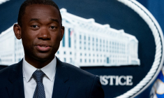 Wally Adeyemo, à Washington, le 3 octobre 2023 ( AFP / STEFANI REYNOLDS )