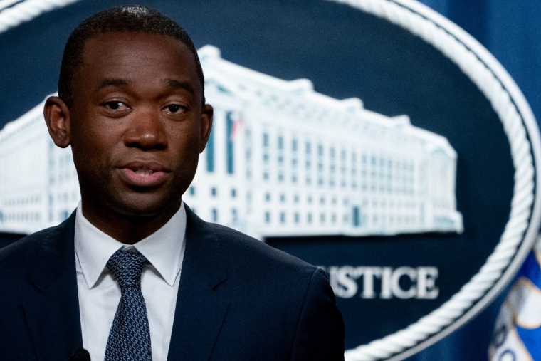 Wally Adeyemo, à Washington, le 3 octobre 2023 ( AFP / STEFANI REYNOLDS )