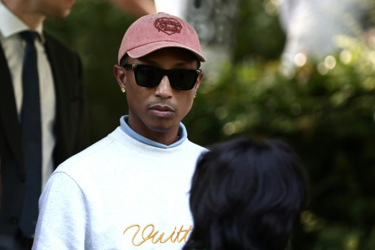 L'artiste Pharrell Williams, le 20 juin 2025 à l'Elysée, à Paris ( POOL / Thibaud MORITZ )