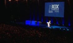 Seul candidat, Bardella réélu président du RN avec 98,98% des voix