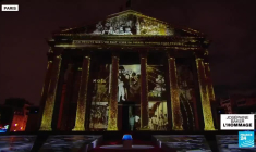 Panthéonisation de Joséphine Baker : la façade du Panthéon s'illumine