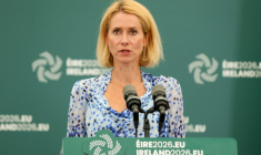Kaja Kallas à Wicklow, en Irlande, le 1er septembre 2026. ( AFP / PAUL FAITH )