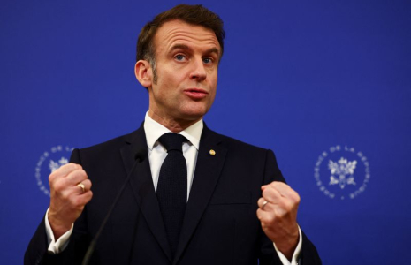 Le président français Emmanuel Macron en visite au Portugal