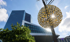 La Banque Centrale Européenne à Francfort, en Allemagne