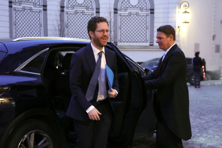Le traditionnel petit-déjeuner gouvernemental du Nouvel An au ministère de l'Intérieur à Paris