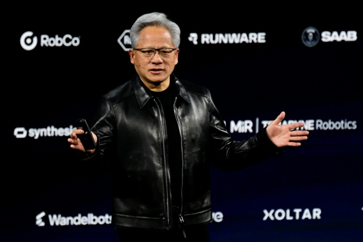 Dangers de l'IA: le patron de Nvidia plaide pour un "optimisme responsable"