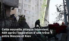 Ukraine: cinq morts et une quarantaine de blessés dans une vaste attaque sur Kiev
