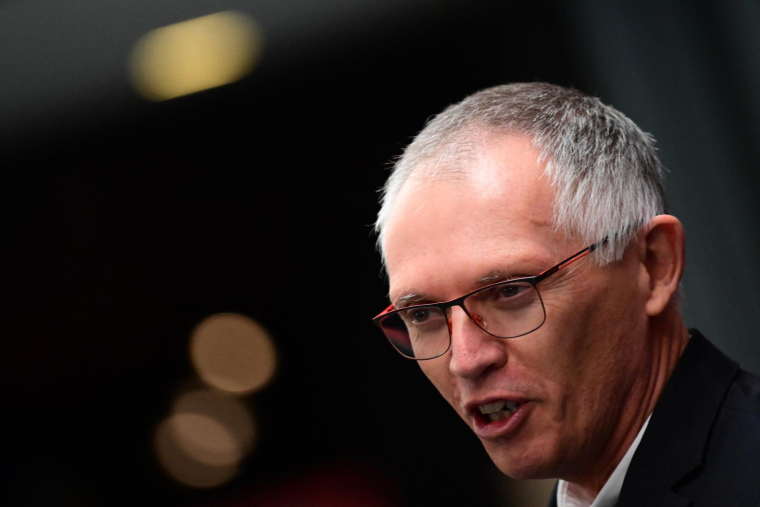 Carlos Tavares à Turin le 23 novembre 2023. ( AFP / MARCO BERTORELLO )
