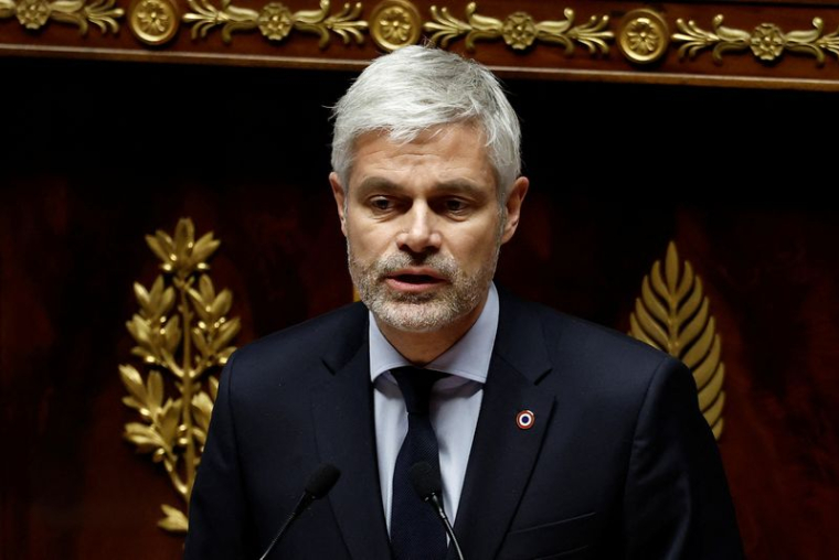 Le chef de file des députés Les Républicains, Laurent Wauquiez