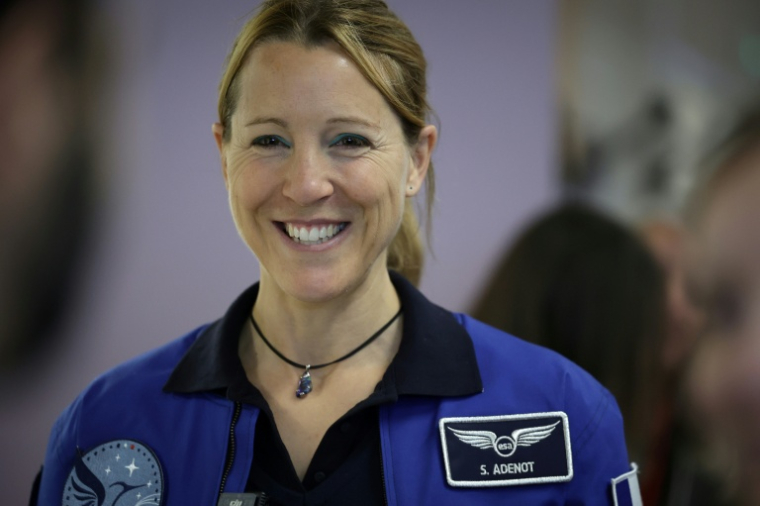 L'astronaute française Sophie Adenot lors d'une conférence de presse à Toulouse, en France le 24 novembre 2025 ( AFP / Valentine CHAPUIS )