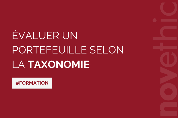 [06 octobre 2021] Évaluer un portefeuille selon la taxonomie