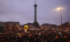 Paris, le 19 janvier 2023. ( AFP / THOMAS SAMSON )