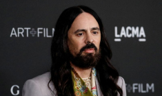 Photo d'archives du directeur directeur artistique de Gucci Alessandro Michele, lors du gala LACMA Art+Film à Los Angeles