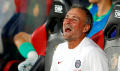 L'entraîneur espagnol du Paris Saint-Germain, Luis Enrique, avant le début d'un match amical contre le RCD Majorque, à Palma de Majorque, le 8 août 2026 ( AFP / JAIME REINA )