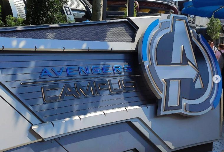 Disneyland Paris vient d’inaugurer une zone thématique dédiée à l’univers Marvel. crédit photo : Capture d’écran Instagram @epparcsfan
