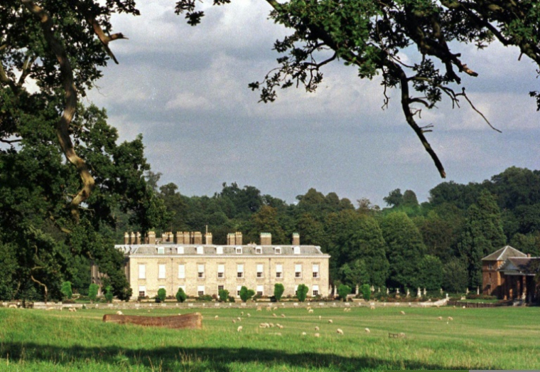 Le domaine d'Althorp, appartenant à la famille Spencer, dans le région de Northampton, au nord de Londres, 5 septembre 1997 ( AFP / MARTIN HAYHOW )