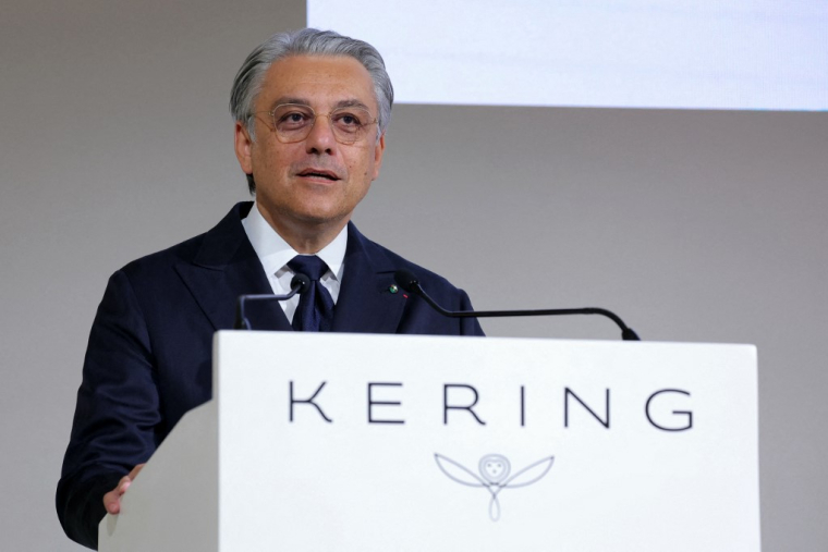 Luca De Meo, à Paris, le 9 septembre 2025 ( AFP / THOMAS SAMSON )