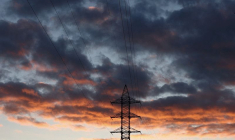 Un pylône électrique à haute tension