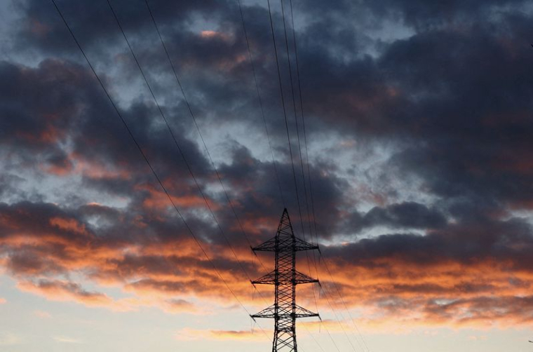 Un pylône électrique à haute tension