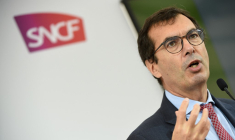 Jean-Pierre Farandou, le 30 juin 2022, au Mans ( AFP / JEAN-FRANCOIS MONIER )